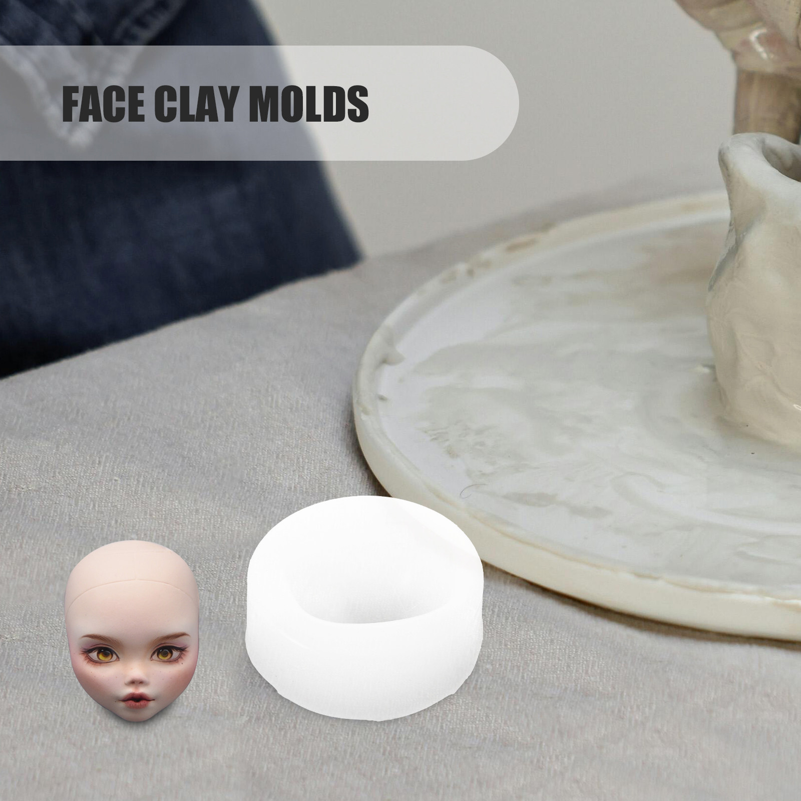Crafting Resin - Molde de arcilla de silicona con