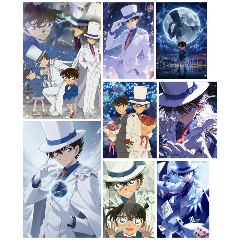 Resin Crafts Diy - Pintura de Diamantes Detective Conan Kaitou