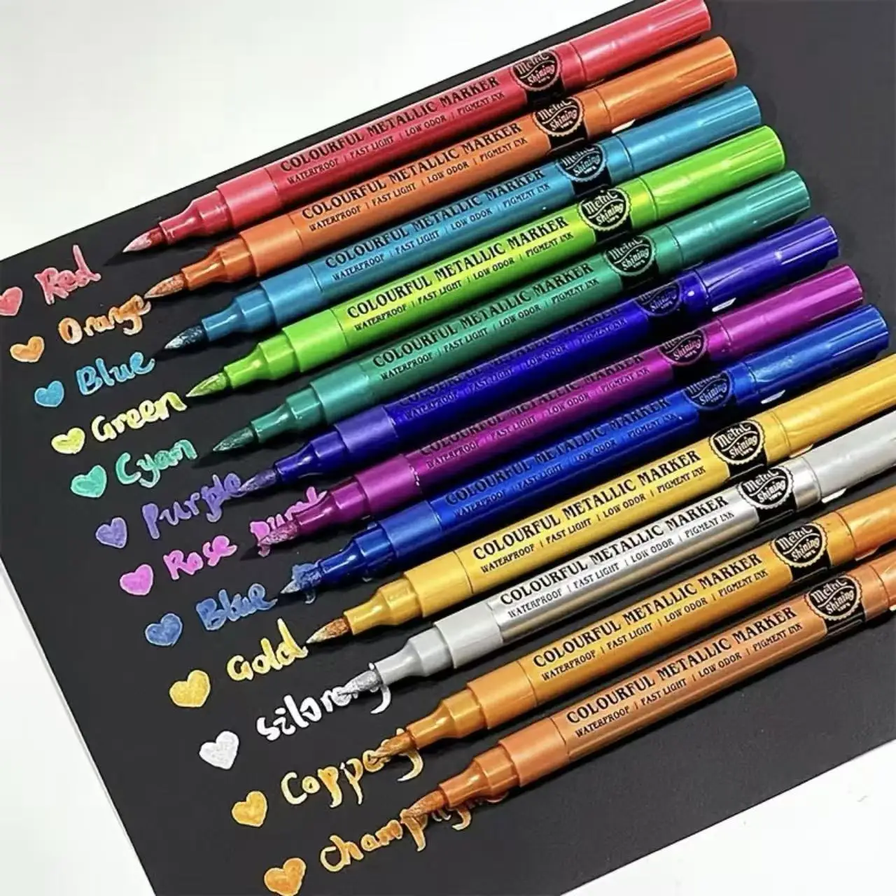 Copic Marker Sketch - Juego de 12 rotuladores metálicos de