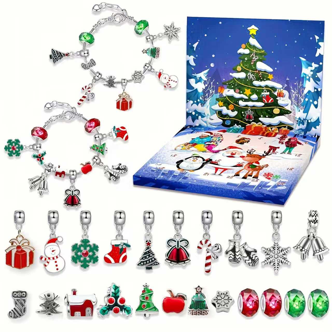 Resin Crafts Diy - Caja de calendario navideño creativo con