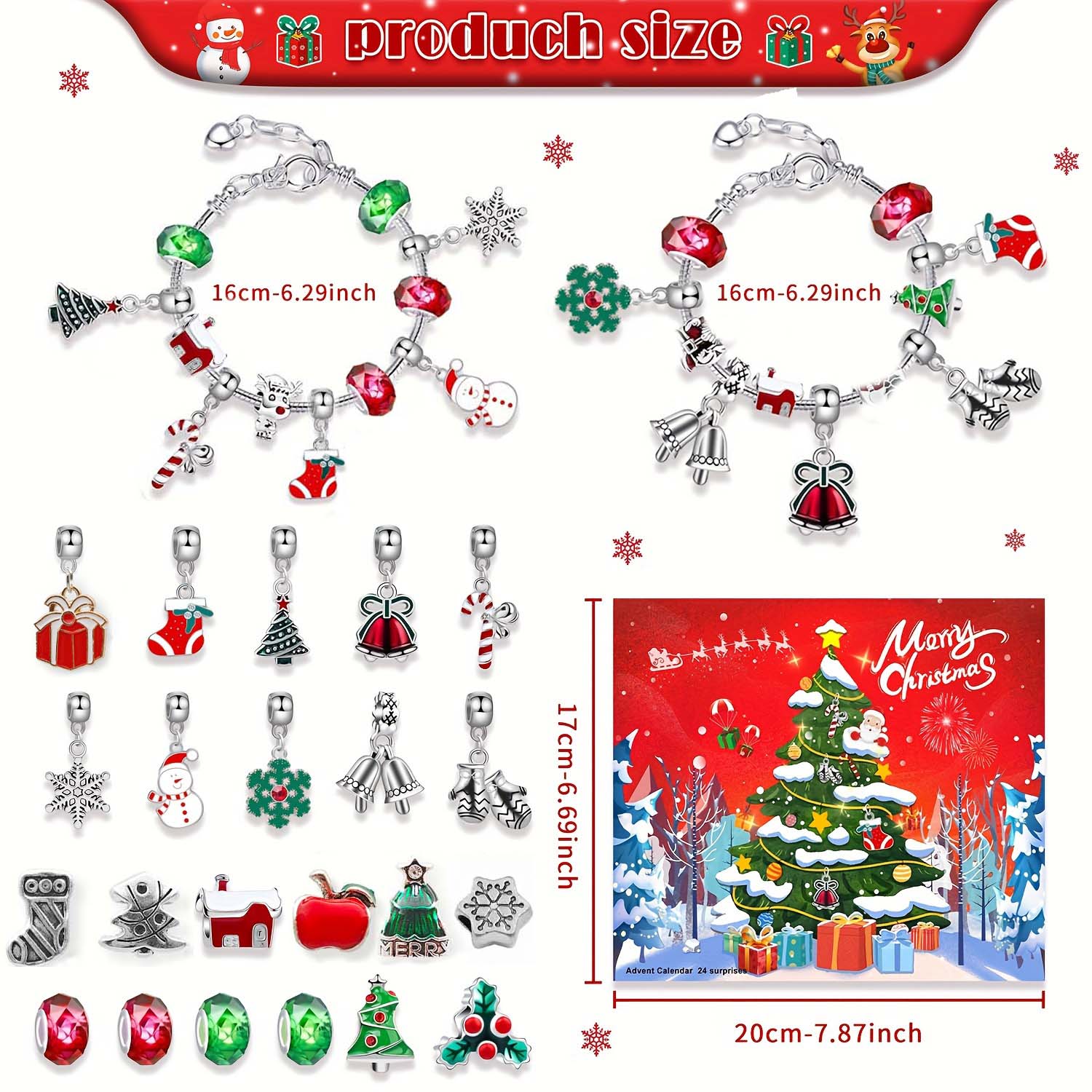 Caja de calendario navideño cr - Resin Crafts Diy reseña y precio
