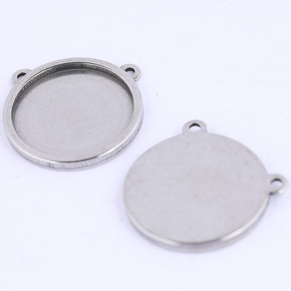 Base de cabujón en blanco de a - Bezels Set Pendant reseña y precio