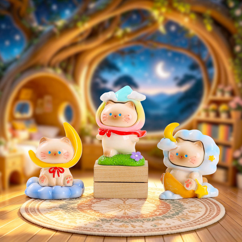 Figura de gato adorable, serie - Resin Craft Ideas reseña y precio